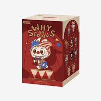 Popmart Serie Serious, Cajas Sorpresa con Colgantes de Peluche de PVC, Set de 8 Cajas, 100% Genuino, Escala 1/72, Lindo Regalo Sorpresa