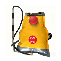 Sac à dos de lutte contre les incendies OEM léger et pliable en PVC Helitack 20L pour intervention rapide en zone forestière