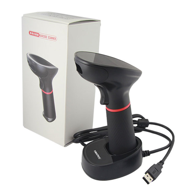 Wireless Barcode Scanner 1D/2D QR Scanner Commodity Code Scanner for Store