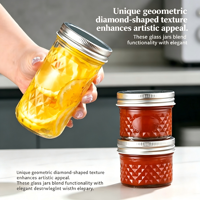 Kaleng Kaca Food Grade untuk Kegunaan Industri dengan Tutup Aluminium, Label dan Logo yang Dapat Disesuaikan, Ukuran 100ml-650ml