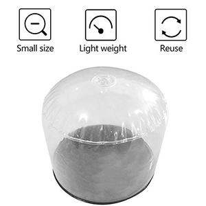 ที่ใส่หมวกแบบใส PVC เป่าลมได้,ที่ใส่หมวกแก๊ปรองรับการเปิดหมวกขาตั้งสำหรับแสดง - Product Image 1