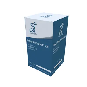 Caja de papel personalizada para medicina de mascotas cápsula botella de medicina embalaje al por mayor caja de embalaje de pastillas para mascotas
