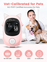 Appareil de mesure du glucose sanguin pour chiens et chats - Kit de surveillance du glucose sanguin vétérinaire avec bandelettes de test