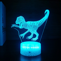 Lampe à illusion 3D Anime, néon LED rechargeable avec télécommande, mini lampe de chevet décorative, veilleuse Anime