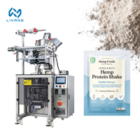 Machine d'emballage verticale automatique pour petites entreprises, pour poudre, 10g, protéines en poudre, machine de remplissage de sachets pour poudre fine