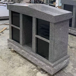 UNION Marble American Modern Design Roof Top Single Outer Door Niche Columbarium with 12" X 12" X 12" Sizes for Cemetery Use - Product Image 3