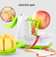 Éplucheur de fruits multifonctionnel, éplucheur de pommes de terre, éplucheur de pommes à main, trancheur de pommes de cuisine, coupeur de carottier