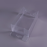 Boîtes d'emballage transparentes en plastique PET PVC personnalisées avec trou suspendu Boîtes de rangement en plastique PET Boîte cadeau transparente