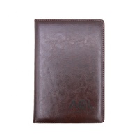 Carnet de notes écologique en cuir PU à couverture souple au format A5 avec logo personnalisé pour l'éducation et l'agence de voyages