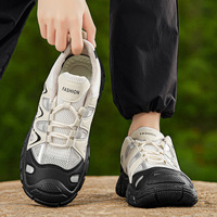 Chaussures de randonnée décontractées pour l'extérieur, avec embout de protection, maille respirante, semelle antidérapante et amortie