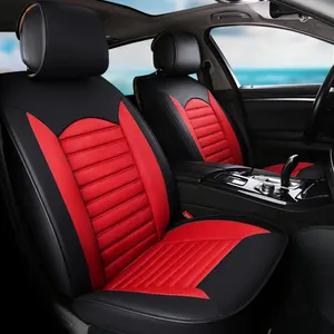 Juego completo de fundas universales de cuero para asiento de coche