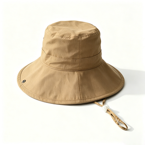 Sombrero para el Sol UPF50+ Impermeable, Ajustable, de Ala Ancha, con Correa para la Barbilla, Transpirable, Protección UV, para Deportes Casuales, Pesca al Aire Libre - Product Image 3