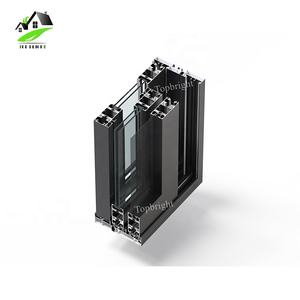 Gran diseño de 3 paneles, tobogán moderno, tienda de patio, frente de apilamiento, mosquitera, <span class=keywords><strong>puertas</strong></span> corredizas de vidrio - Product Image 6