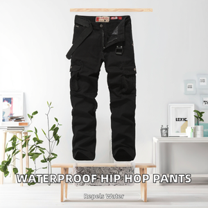 บาหวังเฉิง ขายดี ชุดฤดูใบไม้ร่วง ไซส์ใหญ่ ลายพิมพ์กลางตัว ผ้าฝ้ายผสมสแปนเด็กซ์ กันน้ำ ระบายอากาศ แห้งเร็ว สไตล์ฮิปฮอป ลำลอง สำหรับเล่นกีฬา - Product Image 2