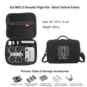 Estuche de Transporte Personalizado de Tela Oxford y Material PU, Impermeable, Tipo Bandolera, para un Solo Dron y Accesorios - Product Image 1