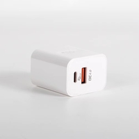 Chargeur rapide USB-C PD 40W pour iPhone Android, adaptateur secteur USB-C type C EU US, chargeurs de téléphone multiport USB QC4.0 pour voyage