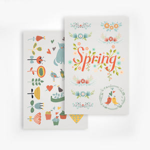 Autocollants à peler et à frotter, fournitures pour <span class=keywords><strong>scrapbooking</strong></span>, décoration DIY, transfert à frotter sec personnalisé pour planificateur - Product Image 1