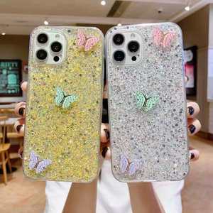 Nuova <span class=keywords><strong>Cover</strong></span> Flessibile in Gel TPU Morbido con Glitter Scintillanti e Brillanti per <span class=keywords><strong>iPhone</strong></span> <span class=keywords><strong>11</strong></span> 12 13 14 15 16 Plus <span class=keywords><strong>Pro</strong></span> - Product Image 4