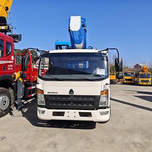 Plataforma de Trabajo Aérea HOWO 4X4 Diésel, Nueva, Montada en Camión, con Brazo Flexible y Canasta, 30m de Altura, Buen Precio - Product Image 4