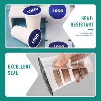Film de scellage pour gobelet à bulles en PP personnalisé, imprimé, 95 mm, 98 mm, 110 mm, rouleau de film de scellage pour gobelet en plastique, rouleau de film de scellage pour gobelet