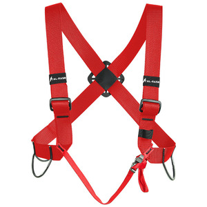 Arnés de Seguridad con Correa para el Pecho Alnas Ascender, Cinturón de Seguridad SRT, Equipo de Escalada, Rojo y Negro, Poliéster, Equipo de Montañismo - Product Image 4
