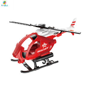 Ensemble de pompiers militaires lumineux et musicaux, camion de pompiers, hélicoptère, figurines d'action, jouet en plastique, équipement de combat de simulation, garçons - Product Image 5