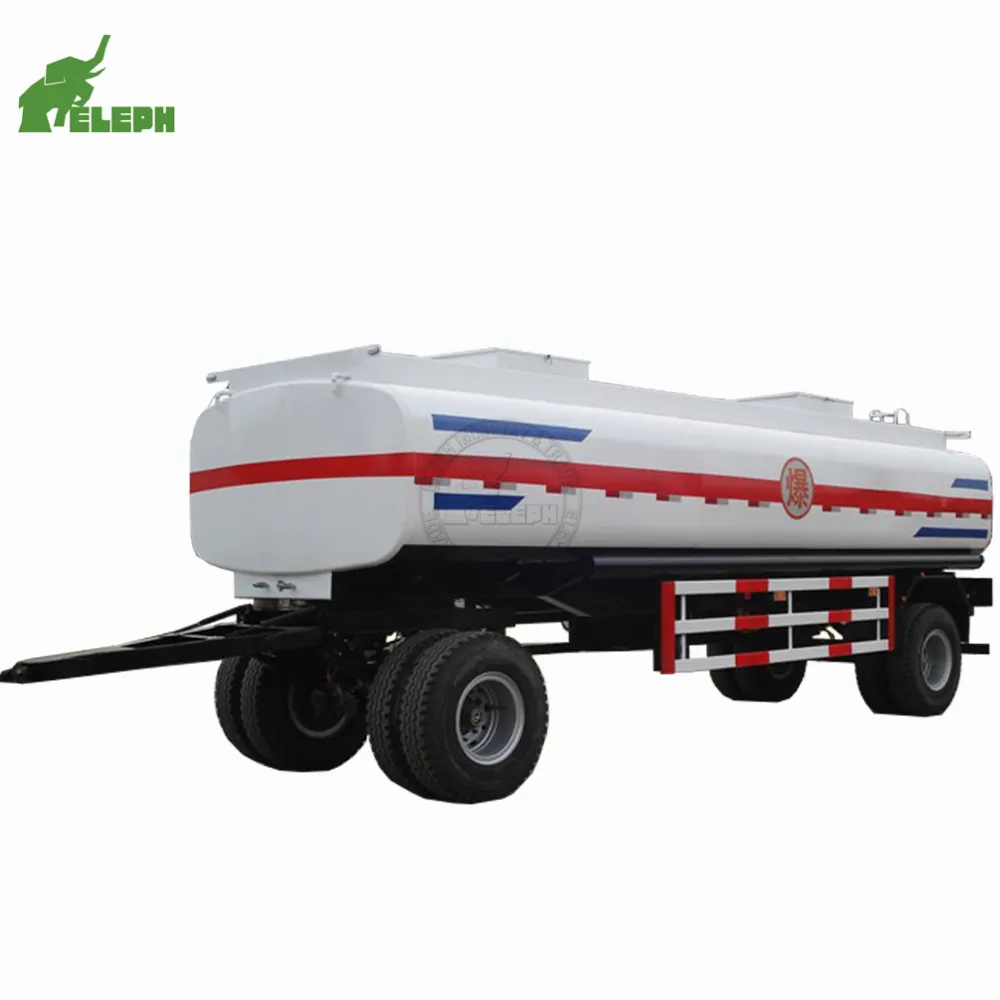 Trailer Penuh 2 AS 3 AS, Bahan Bakar Tangki Air LPG Tangki Air Trailer Drawbar