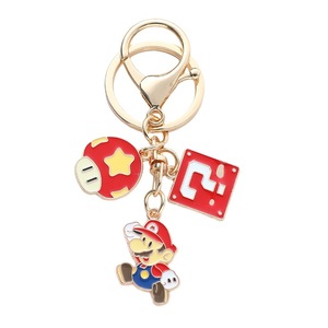 Encantador colgante de sapo de <span class=keywords><strong>Mario</strong></span> de dibujos animados, llavero de Metal, regalo promocional ligero ecológico a la moda para accesorios de llave de coche - Product Image 5