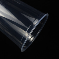 Fabriek Direct 90Mm Wegwerp Transparante Pp Cup Voor Melk Thee Koffie Vruchtensap Dranken Kwaliteit Plastic Blister Beker
