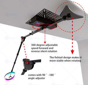 大空间360照相亭套件iPad手机Go Pro相机照相亭机器360视频亭带遥控派对租赁 - Product Image 4