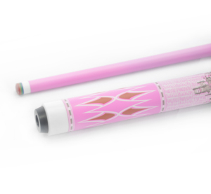 Taco de Billar de Fibra de Carbono Rosa de Alta Calidad y Baja Deflexión de 58 Pulgadas, Taco con Punta de 12.5 mm y Tecnología de Fibra de Carbono, 20OZ - Product Image 1