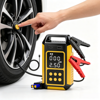 Inflador de Neumáticos Inalámbrico Portátil Recargable de 18,000 RPM, Multifuncional, para Vehículos y Motocicletas, Modelo D7