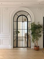 Ventanas abatibles de aleación de aluminio modernas de la serie 60 Diseño personalizado de estilo abierto con marco de acero rentable para uso doméstico