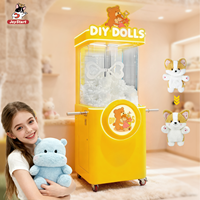 Máquina de Relleno de Peluches Estándar Europeo, 2 Boquillas, Máquina para Hacer Juguetes de Peluche, 220V, Certificación CE