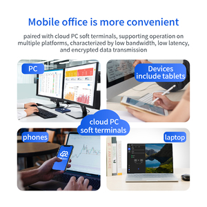 Bangyan đám mây PC 3U máy chủ hỗ trợ 24 thế hệ thứ 13 Corei3 cấu hình máy tính với 8GB bộ nhớ và 256GB ổ cứng - Product Image 2