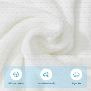 Chất lượng cao bán buôn khách sạn Khăn tắm đặt 500gsm biểu tượng tùy chỉnh khăn bông sang trọng Bộ khăn tắm - Product Image 2