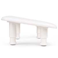 Repose-bras en forme de U en cuir PU ergonomique professionnel antidérapant et réglable en hauteur pour la manucure et les outils de salon de manucure