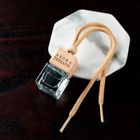 Désodorisant Voiture en Bois Personnalisé en Gros, Mini Diffuseur d'Huiles Essentielles pour Aromathérapie, Parfum Liquide Éliminateur d'Odeurs
