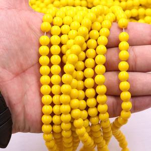 Stock <span class=keywords><strong>para</strong></span> la venta Cuentas de vidrio redondas originales de 8mm <span class=keywords><strong>Comprar</strong></span> cuentas con agujero Amarillo Verde rosa <span class=keywords><strong>para</strong></span> <span class=keywords><strong>pulseras</strong></span> Fabricación de joyas - Product Image 5