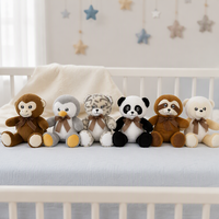 Peluche singe en coton PP, jouet doux et câlin, cadeau d'anniversaire Kawaii, vente en gros OEM personnalisée
