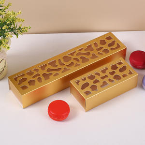 กล่องใส่ขนมมาการองอาหารแบบกำหนดเองกล่องใส่เค้กขนมคุกกี้ช็อคโกแลตกล่องกระดาษใส่ลูกกวาด - Product Image 2