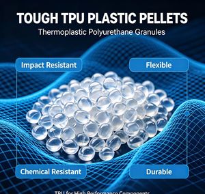 Gránulos de Plástico TPU, Poliuretano Termoplástico, Materia Prima, Dureza 92A, Excelente Resistencia al Desgarro, para Piezas Industriales - Product Image 2