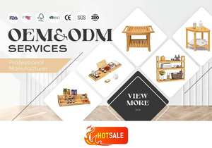 Freely Combinable Adjustable Modern Minimalist Multifunctional Kitchen Bamboo Expandable Freestanding Rectangle <b>Drawer</b> Organizer - Product Image 6