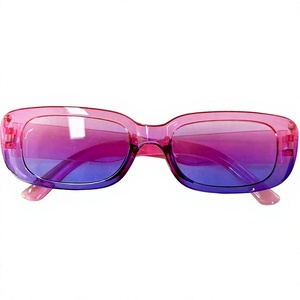 Retro Square Sunglasses UV400 Protection PC Frame Gradient Lens Lightweight For Women or <b>mens</b> - Product Image 1