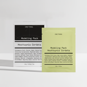 High Quality ONE THING Houttuynia Cordata Modeling Facial Masks 7ea Pack - Product Image 2