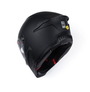 Casque de moto vintage intégral DOT rétro - Product Image 4