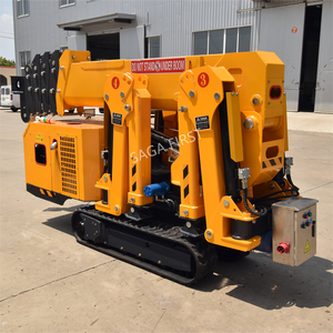 รถเครนแมงมุมเคลื่อนที่คุณภาพสูง 3 ตัน 5 ตัน 6 ตัน 10 ตัน บูมยกแบบยืดหดได้ 360 องศา รถตีนตะขาบไฮดรอลิก เครนดีเซลสำหรับยกของ - Product Image 1