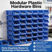 Conteneurs de stockage en plastique GAHH recyclables, empilables, légers, durables, étanches, écologiques, à forte capacité de charge