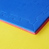 Tapis de sol en mousse EVA emboîtable pour la gym et les arts martiaux, antidérapant, imperméable, avec logo personnalisé, vente en gros