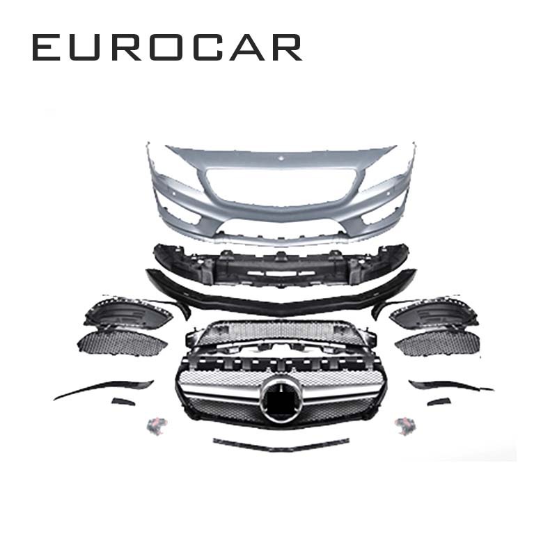 CLA-CLASS W117 CLA 45 kits de carrocería CLA clase w117 CLA45 CLA200 CLA220 CLA250 CLA260 PP material incluye parachoques